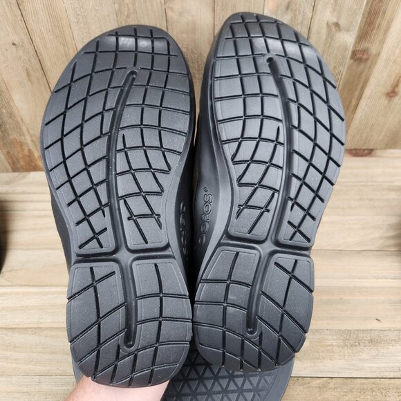 Mens Oofos OOcoozie Size 12.5 Slip on Quilted Mules Recovery Shoes - Picture 7 of 9